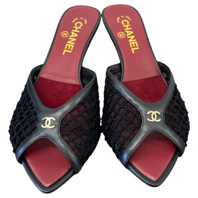 Women's Cc Mesh Heels Black Size EU 38.5 / UK 5.5