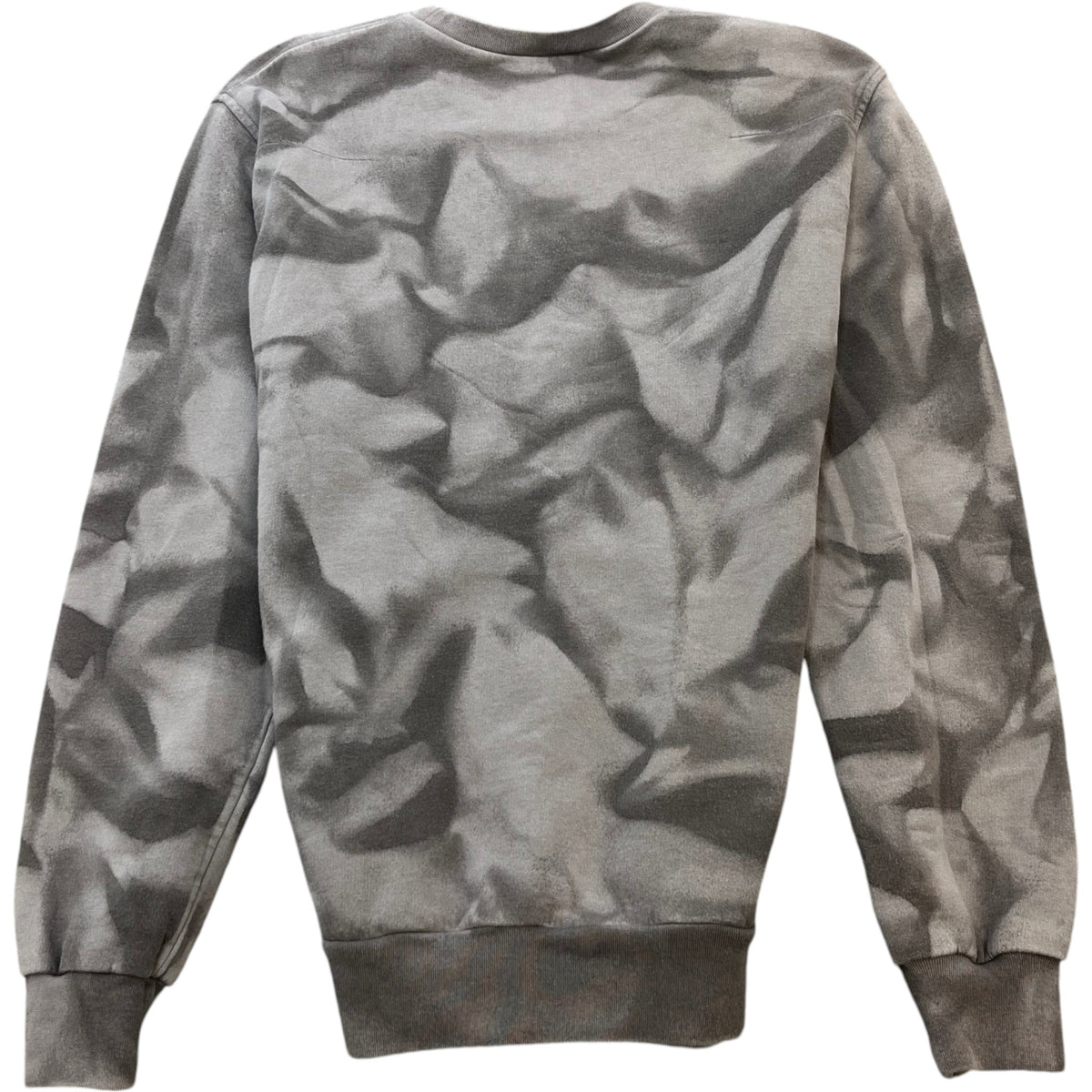Men's Embroidered Logo Sweatshirt Grey Size S - Photo 2