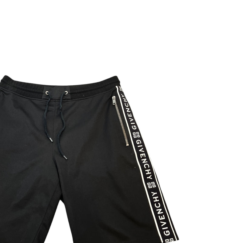Men's Tape Logo Shorts Black Size M