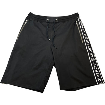 Men's Tape Logo Shorts Black Size M