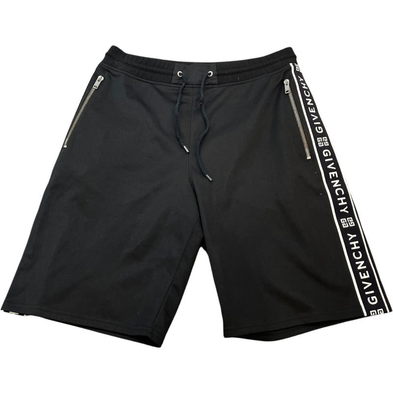Men's Tape Logo Shorts Black Size M