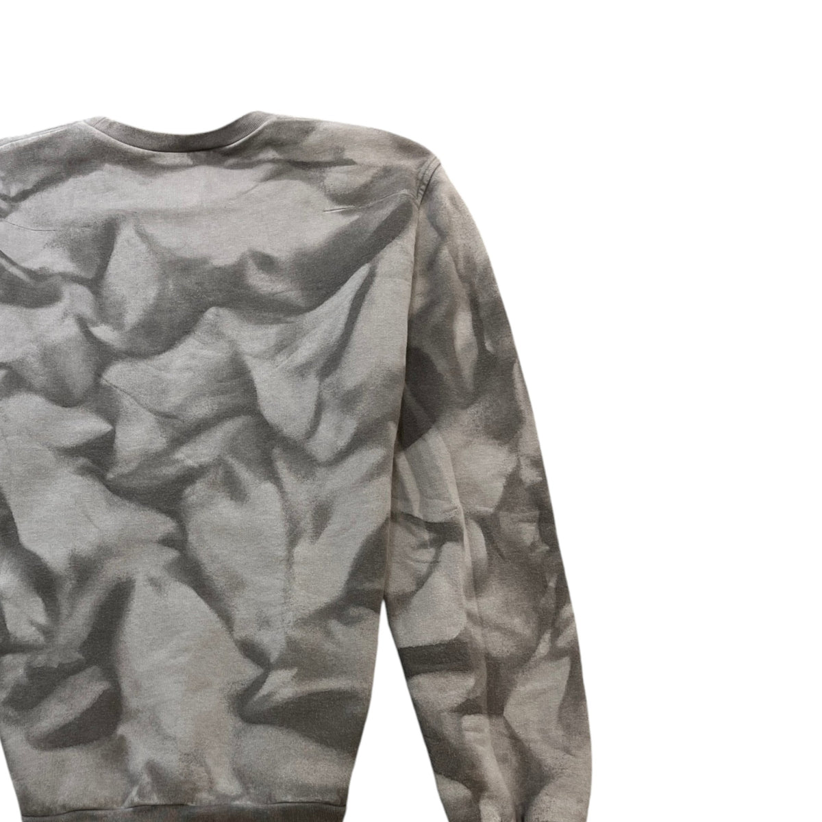 Men's Embroidered Logo Sweatshirt Grey Size S - Photo 4