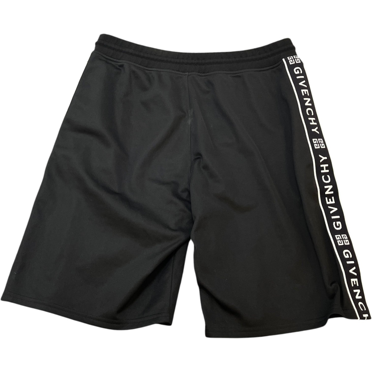 Men's Tape Logo Shorts Black Size M - Photo 2
