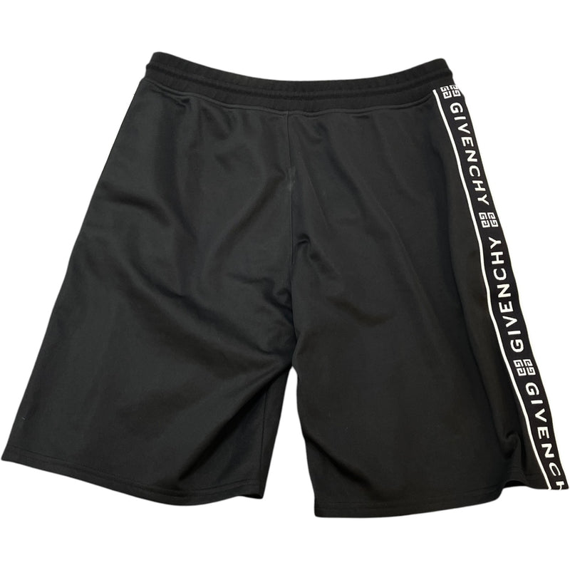 Men's Tape Logo Shorts Black Size M