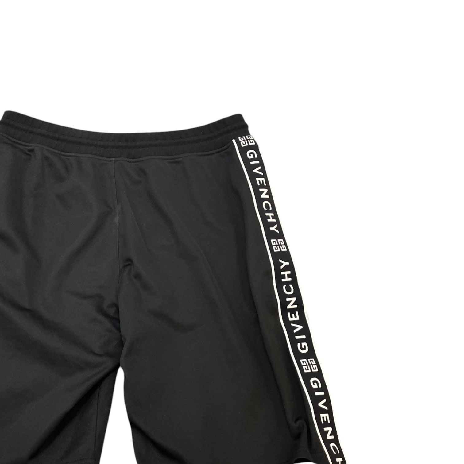 Men's Tape Logo Shorts Black Size M - Photo 4
