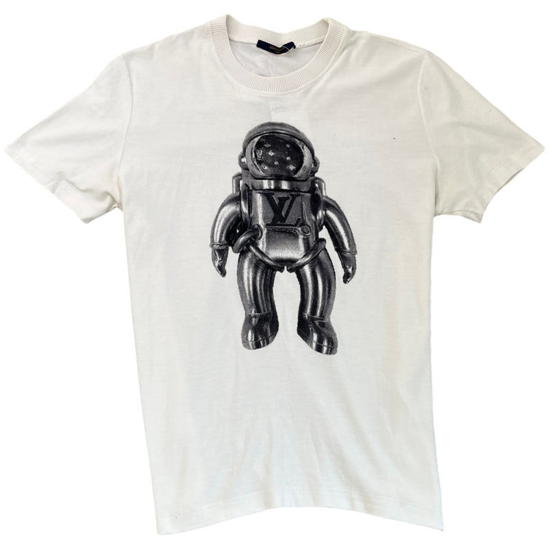 Men's Astronaut T-Shirt White Size M