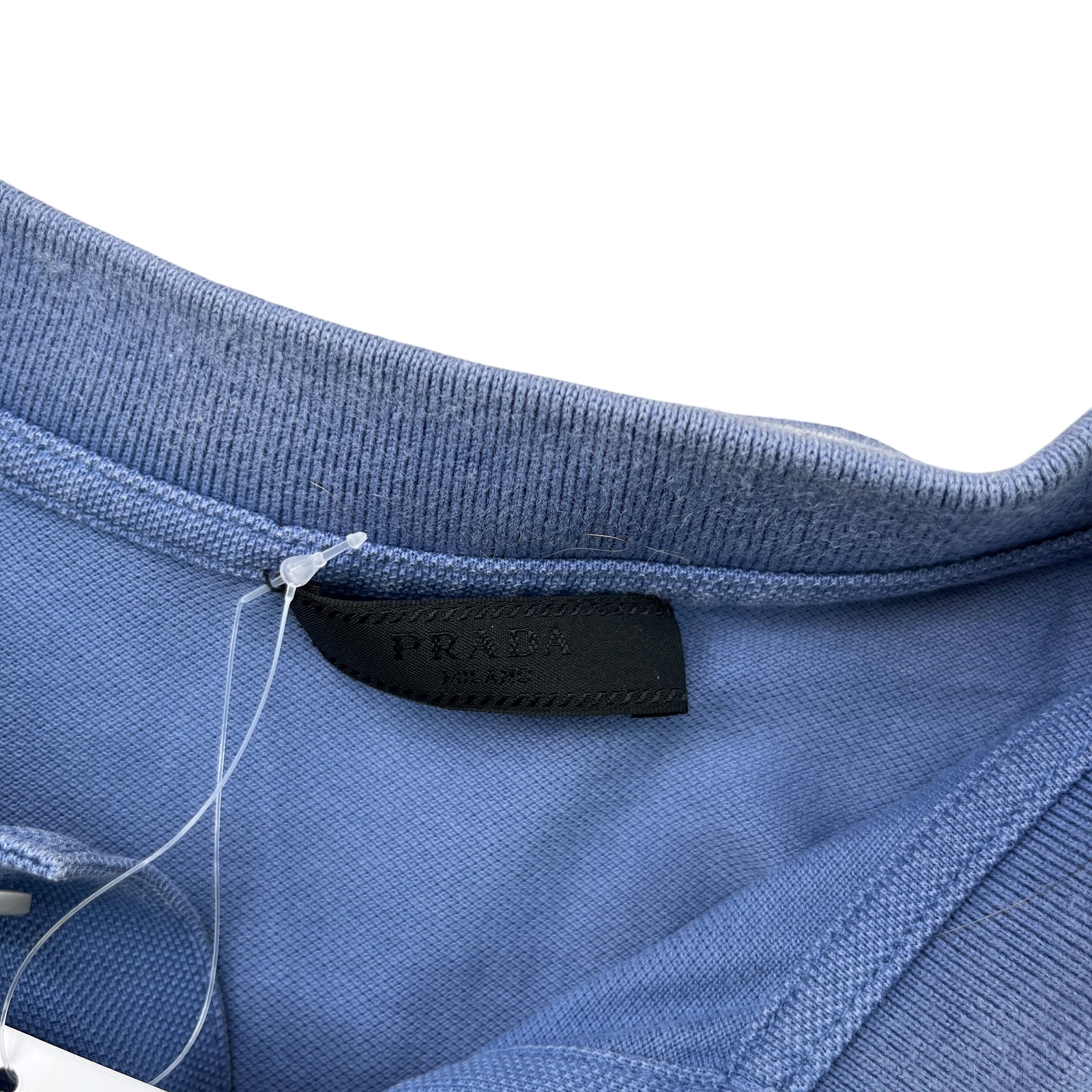 Men's Tab Logo Polo Shirt Blue Size M - Photo 7