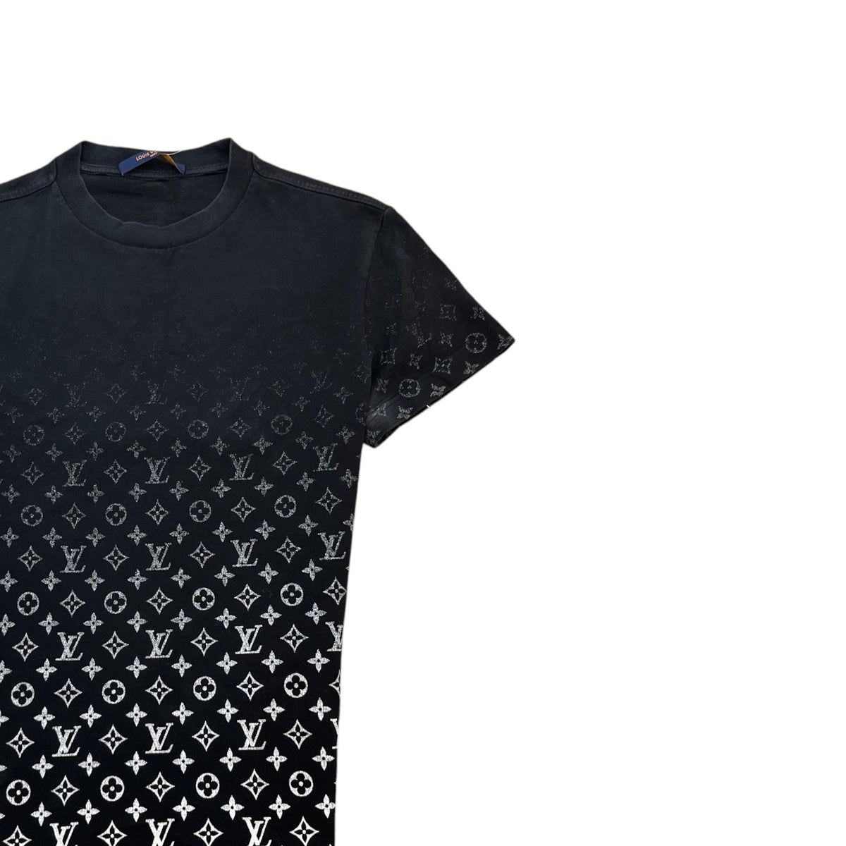 Men's Monogram Gradient T-Shirt Black Size XS - Photo 3