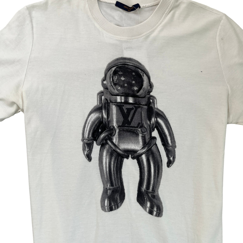 Men's Astronaut T-Shirt White Size M