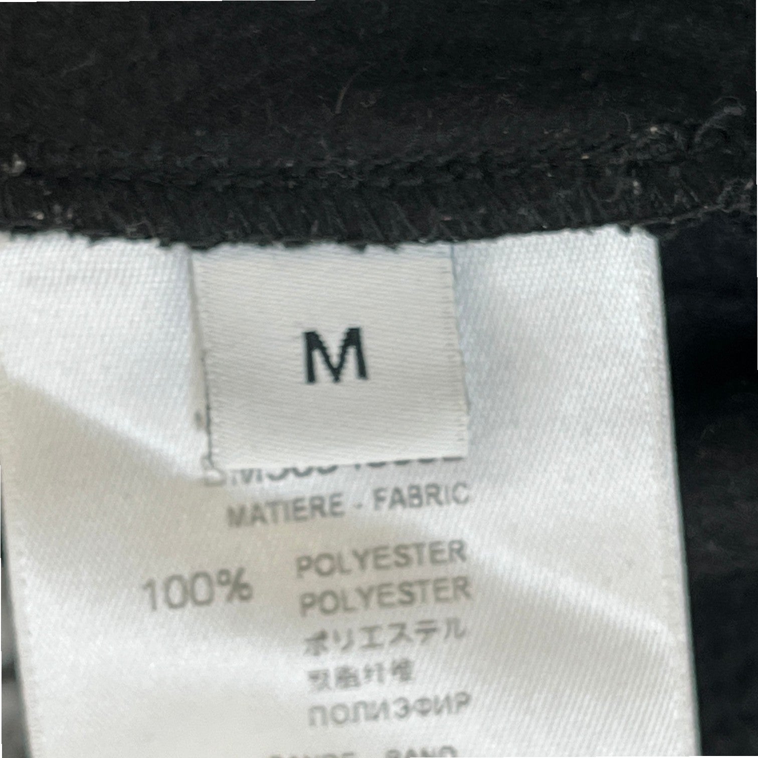 Men's Tape Logo Shorts Black Size M - Photo 6