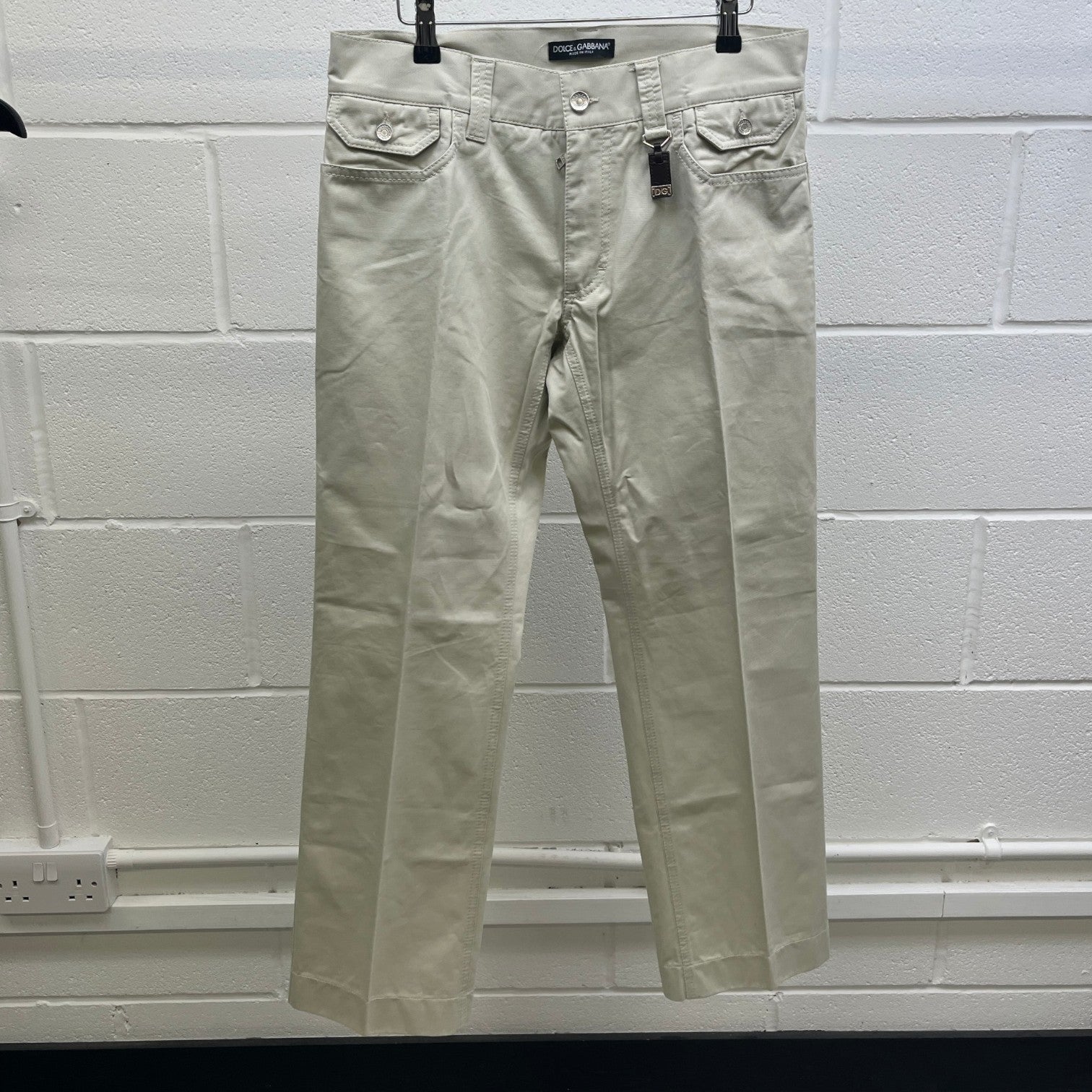 Men's Dg Logo Trousers Beige Size IT 48 / UK 32 - Photo 9