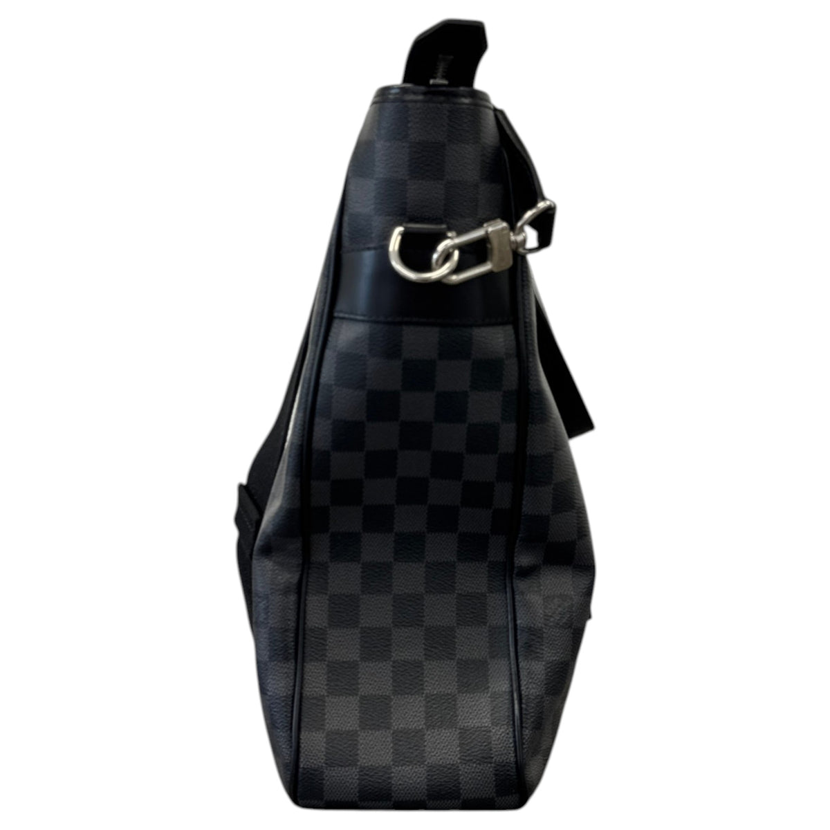 Men's Damier Graphite Tadao Tote Travel Bag Black - Photo 7