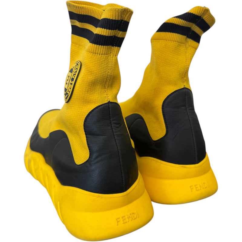 Men's Forever High Trainers Yellow Size UK 8 / EU 42