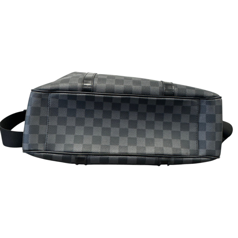 Men's Damier Graphite Tadao Tote Travel Bag Black