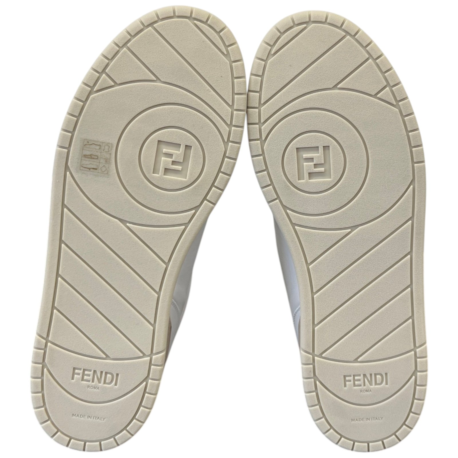 Men's Embossed Logo Low Trainers White Size UK 7 / EU 41 - Photo 11