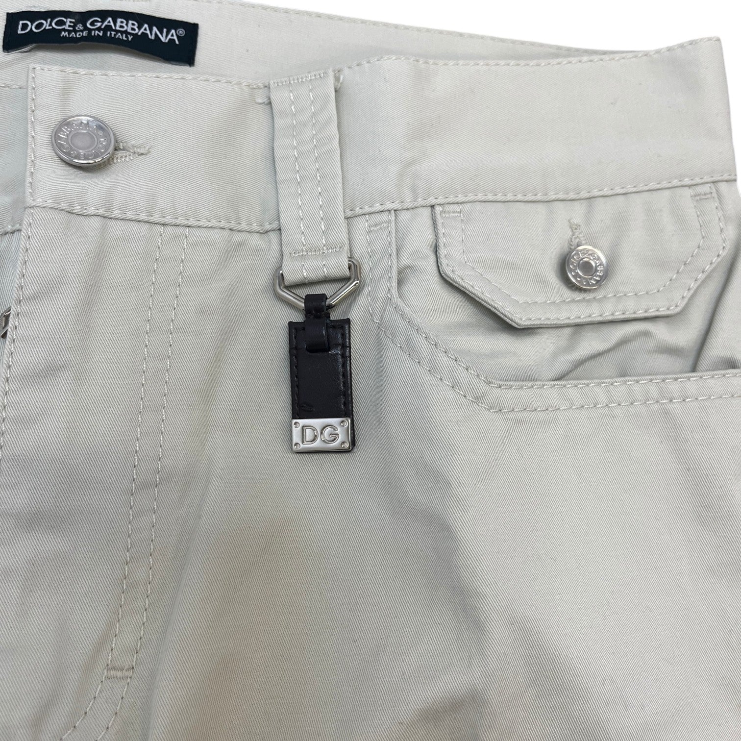 Men's Dg Logo Trousers Beige Size IT 48 / UK 32 - Photo 6