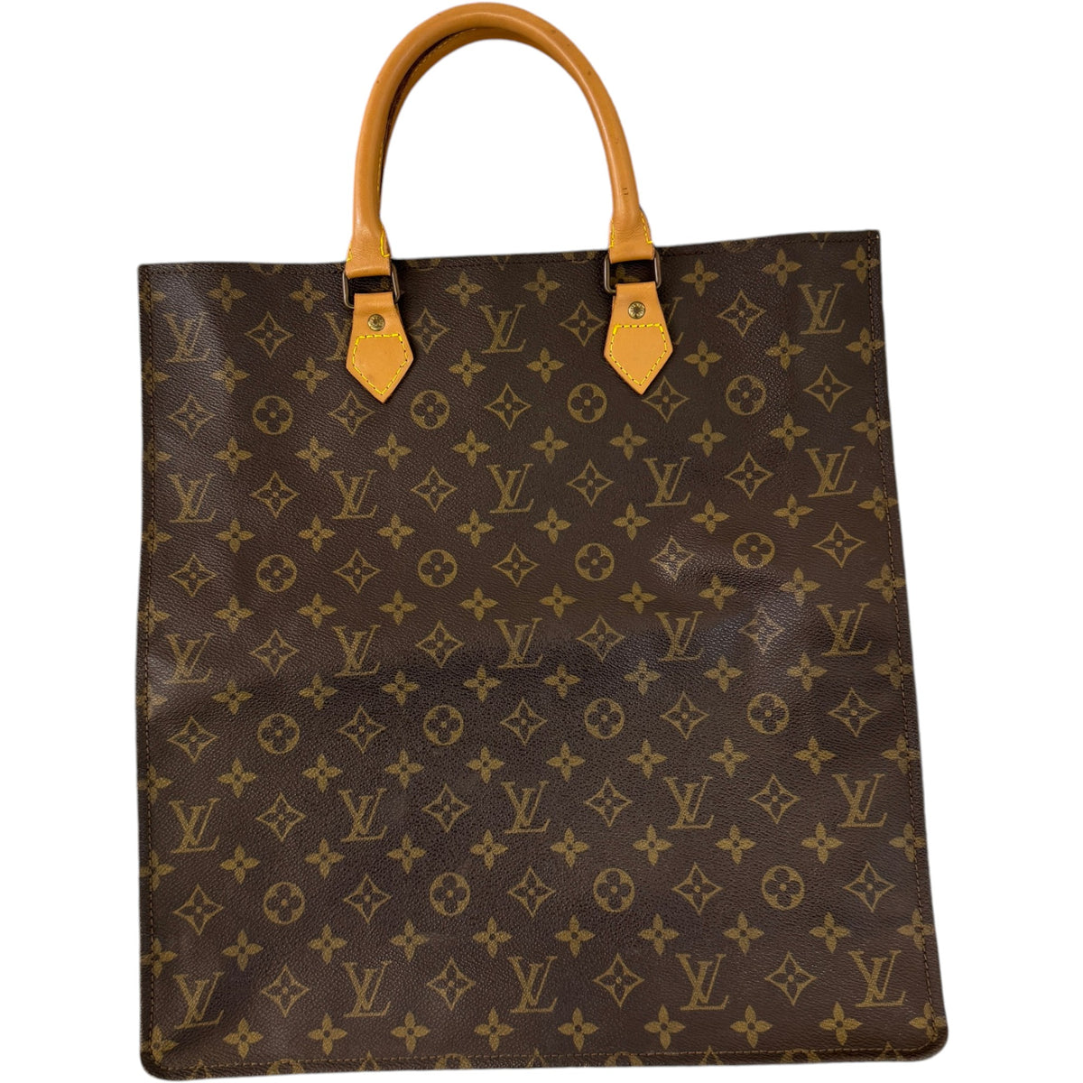 Women's Monogram Sac Plat Handbag Brown - Photo 1
