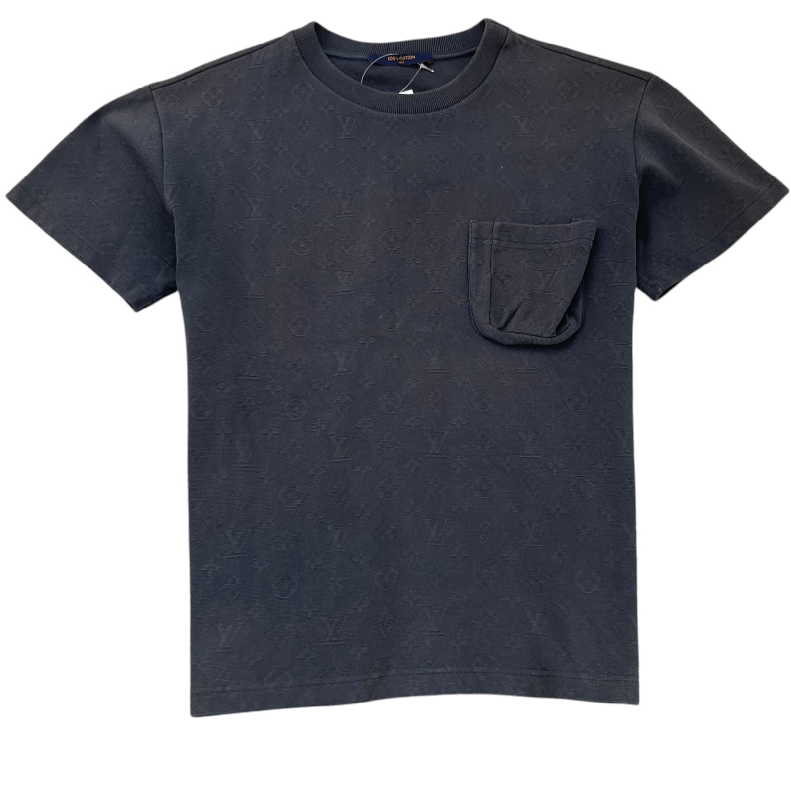 Men's Monogram Pocket T-Shirt Charcoal Size S - Photo 1