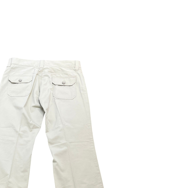 Men's Dg Logo Trousers Beige Size IT 48 / UK 32