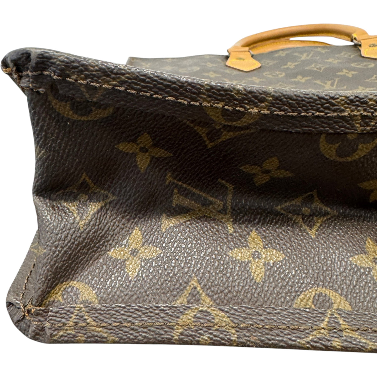 Women's Monogram Sac Plat Handbag Brown - Photo 4