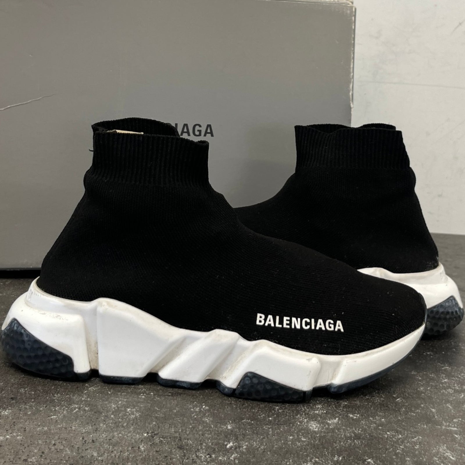 Women's Speed High Trainers Black Size EU 35 / UK 2 - Photo 11