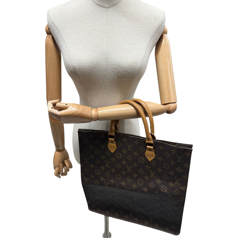 Women's Monogram Sac Plat Handbag Brown