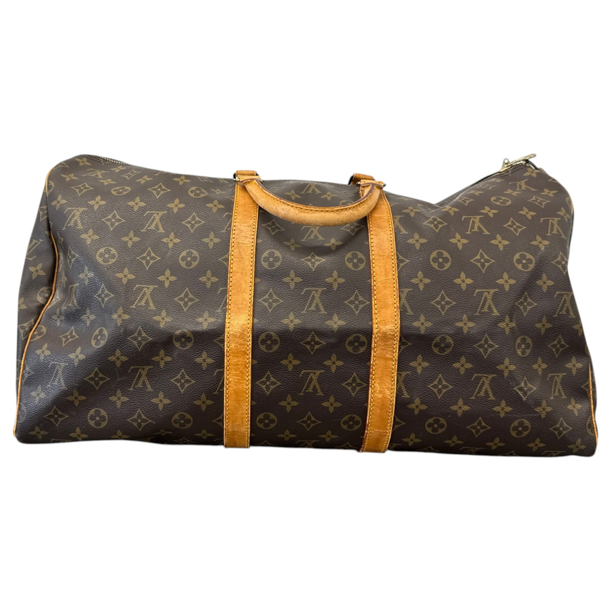 Men's Monogram Keepall 55 Travel Bag Brown - Photo 3