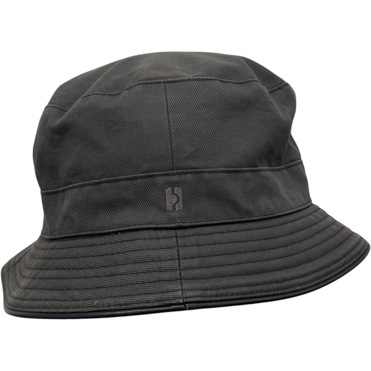 Men's Embroidered Bucket Hat Charcoal Size L - Photo 1