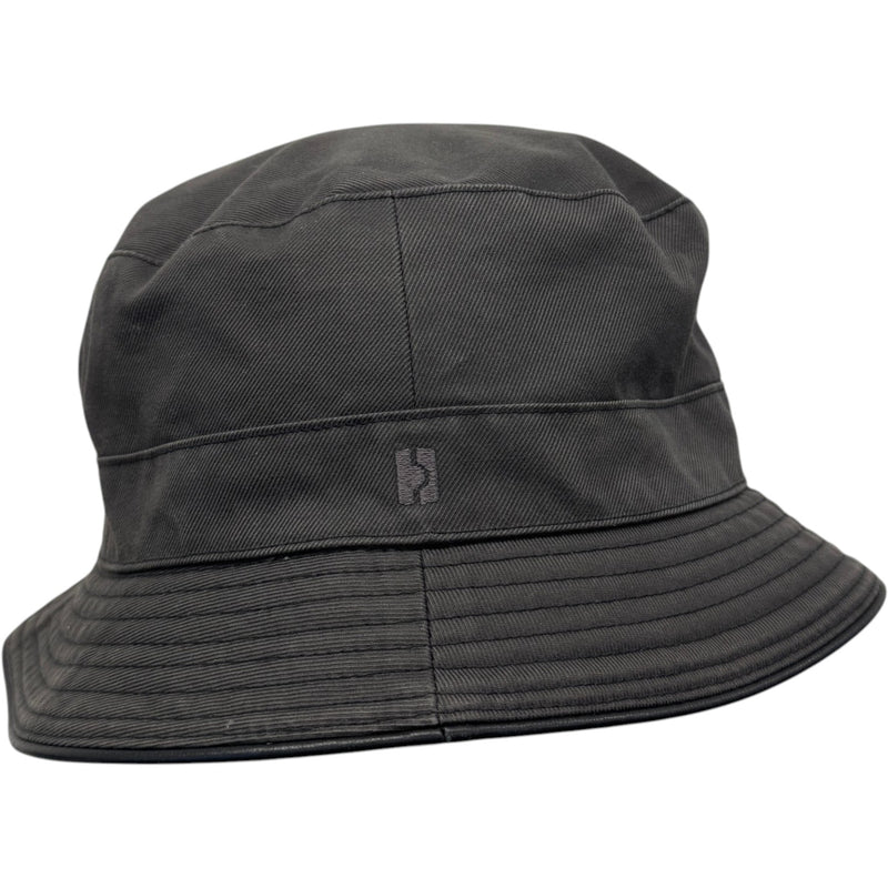 Men's Embroidered Bucket Hat Charcoal Size L