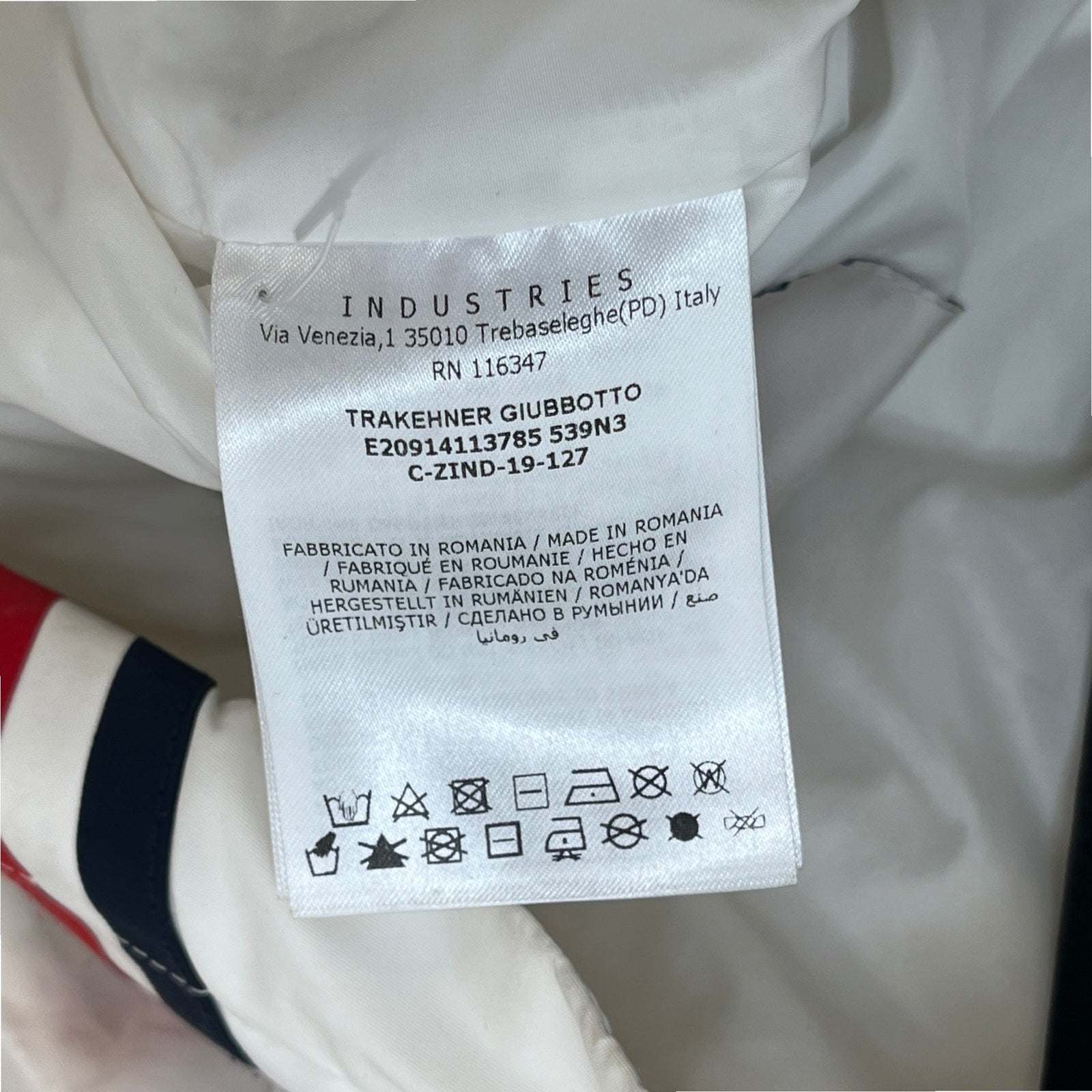 Men's Trakehner Windbreaker White Size 1 / S - Photo 8