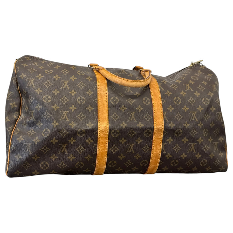 Men's Monogram Keepall 55 Travel Bag Brown