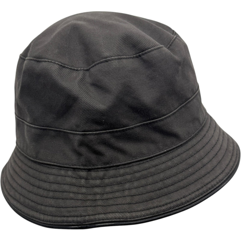 Men's Embroidered Bucket Hat Charcoal Size L