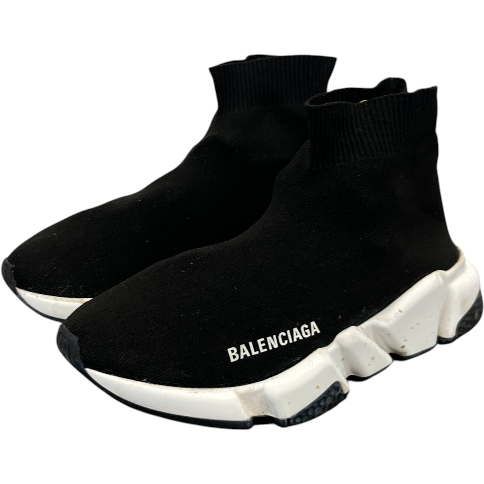 Women's Speed High Trainers Black Size EU 35 / UK 2 - Photo 9