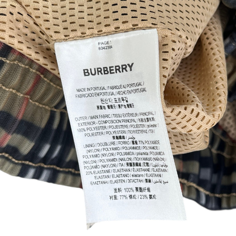 Men's Nova Check Shorts Beige Size L / W34