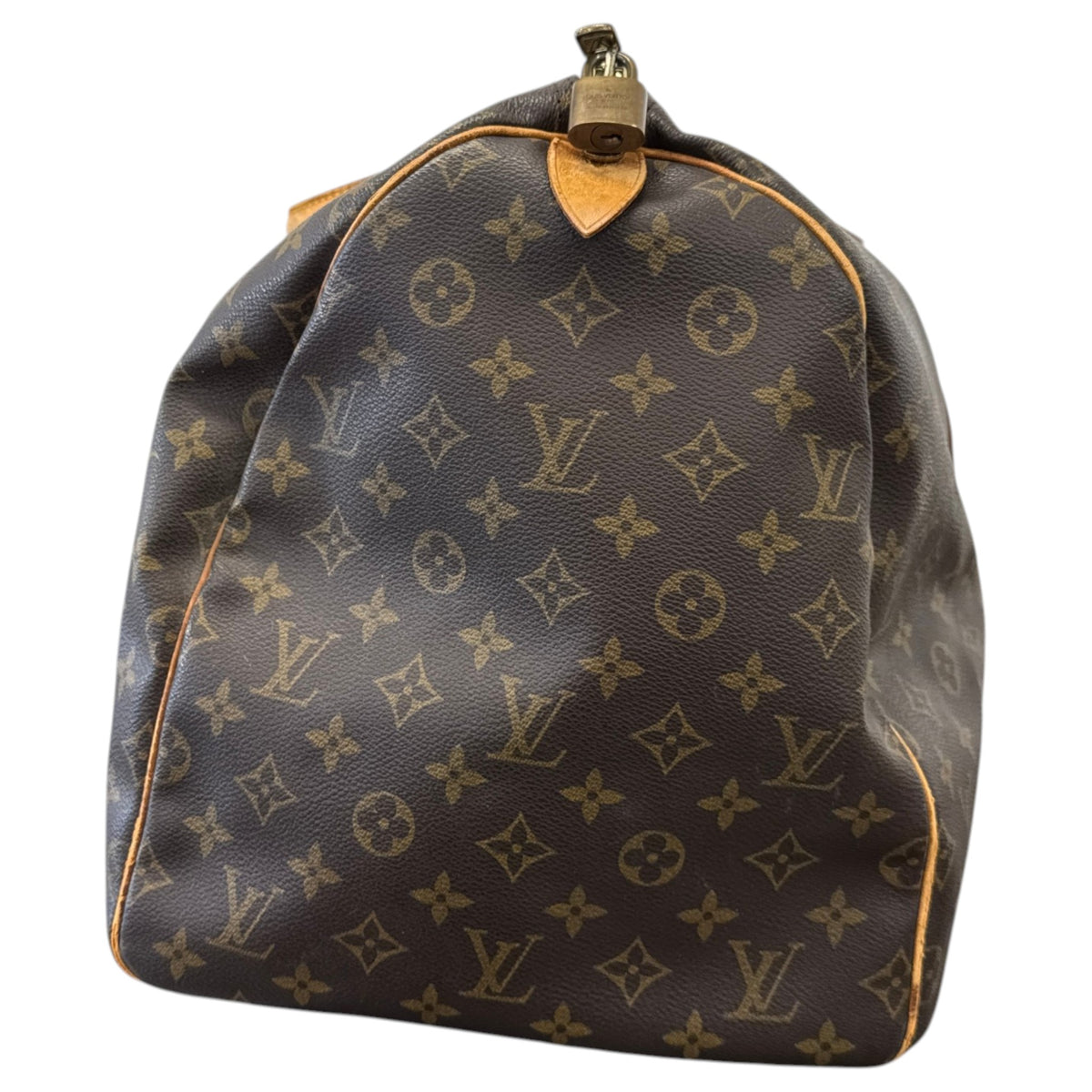 Men's Monogram Keepall 55 Travel Bag Brown - Photo 6