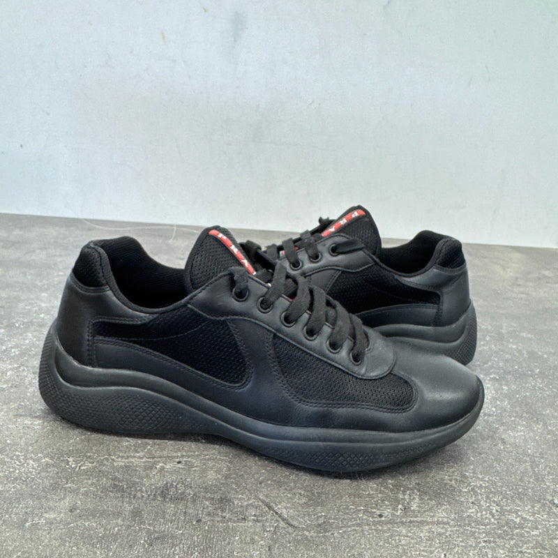Men's America's Cup Low Trainers Black Size UK 7.5 / EU 41.5
