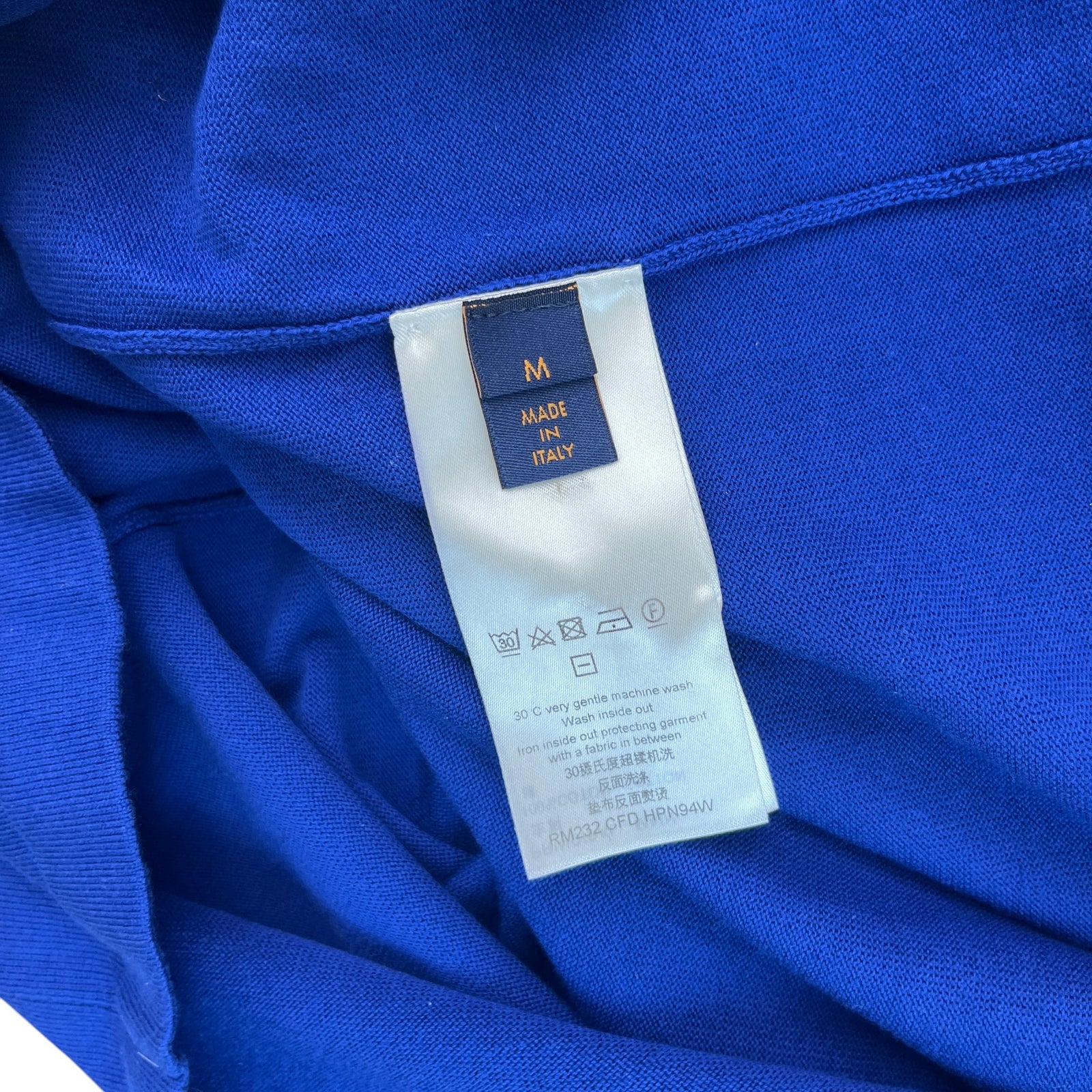 Men's Since 1854 Intarsia T-Shirt Blue Size M - Photo 8