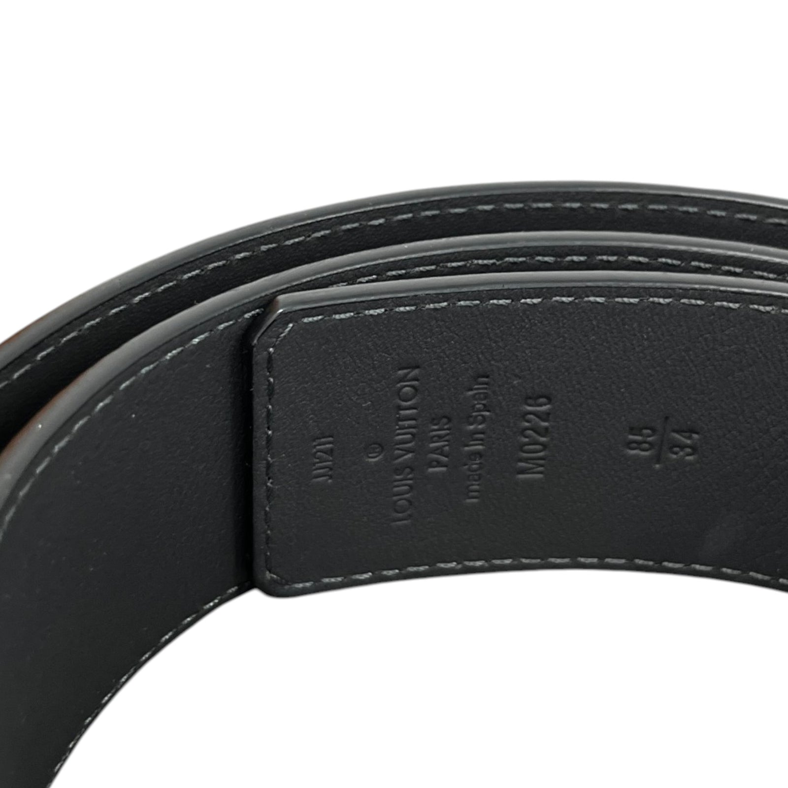 Men's Lv Optic 40Mm Reversible Belt Black Size Waist 34" - Photo 6