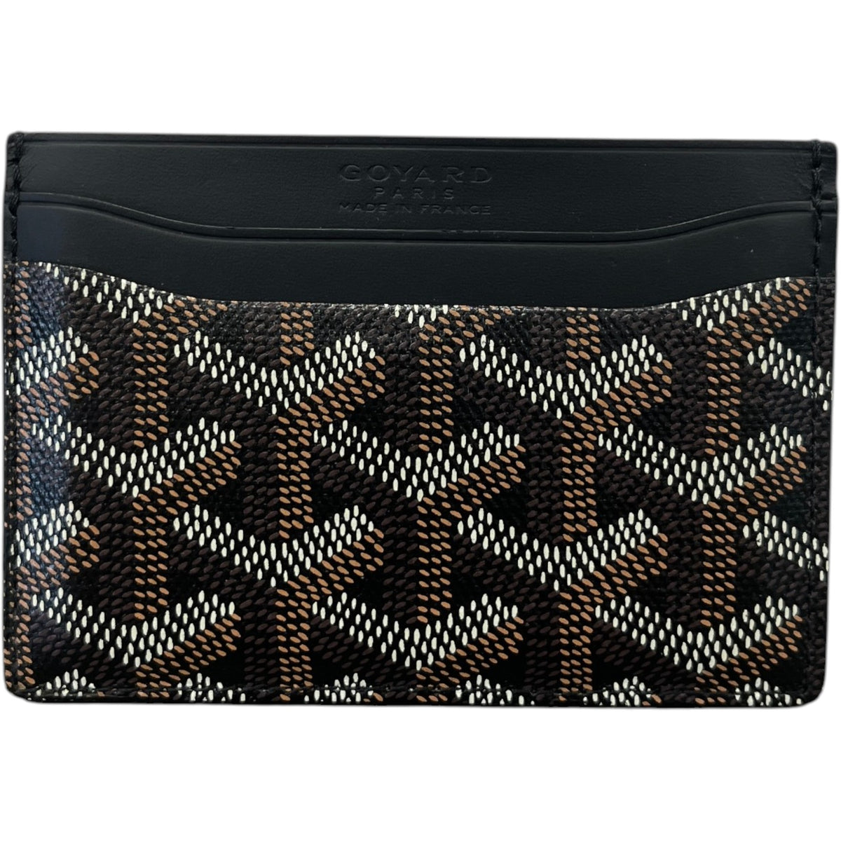 Men's Saint Sulpice Card Holder Black - Photo 1