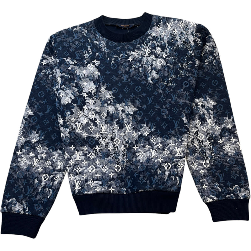 Men's Tapestry Monogram Sweatshirt Navy Size L