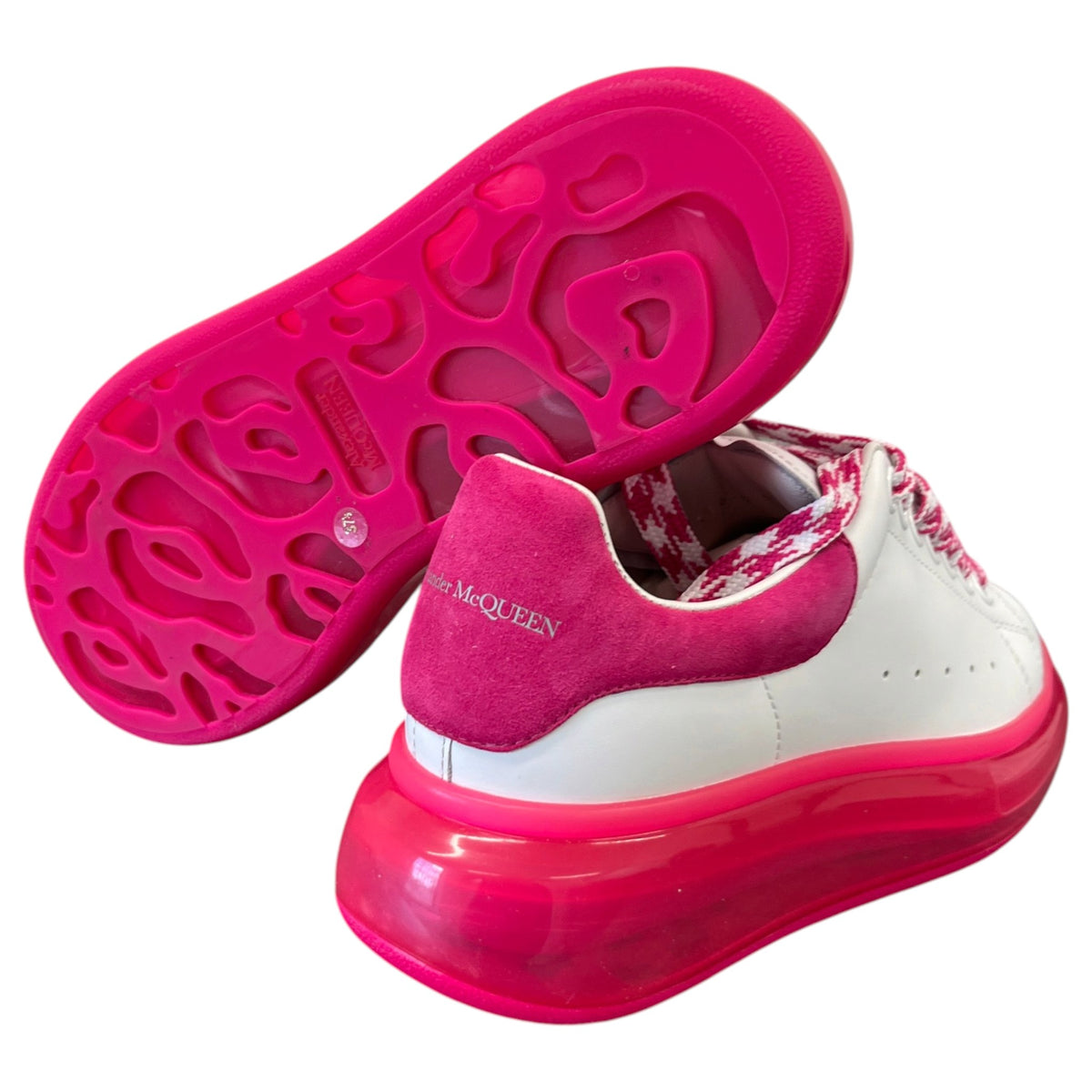 Women's Oversized Low Trainers Pink Size UK 4.5 / EU 37.5 - Photo 11