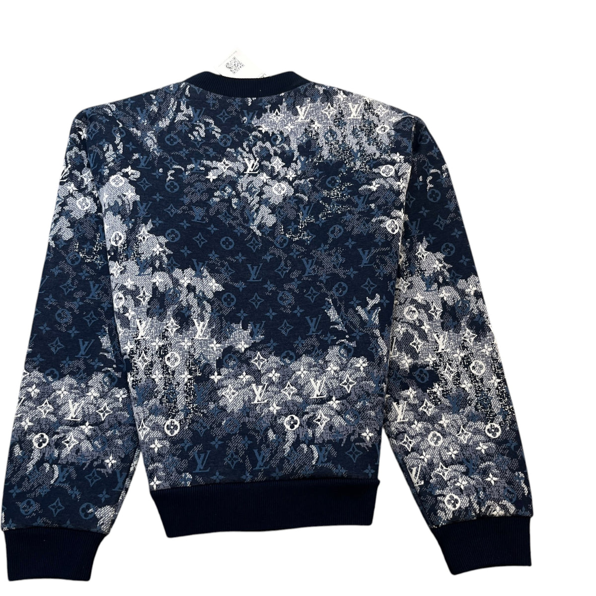 Men's Tapestry Monogram Sweatshirt Navy Size L - Photo 2