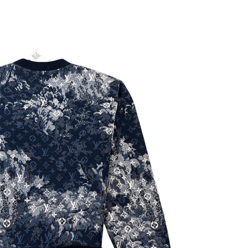 Men's Tapestry Monogram Sweatshirt Navy Size L