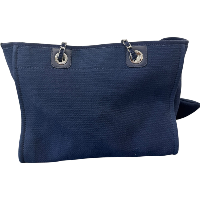 Women's Medium Deauville Tote Handbag Navy