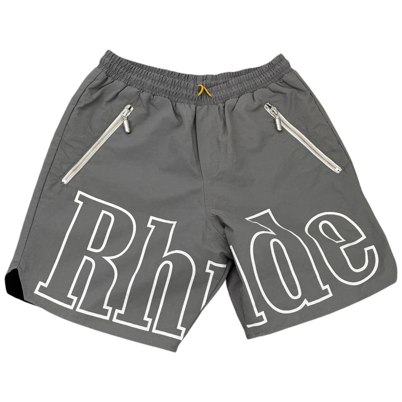 Men's Logo Swim Shorts Grey Size M / W32