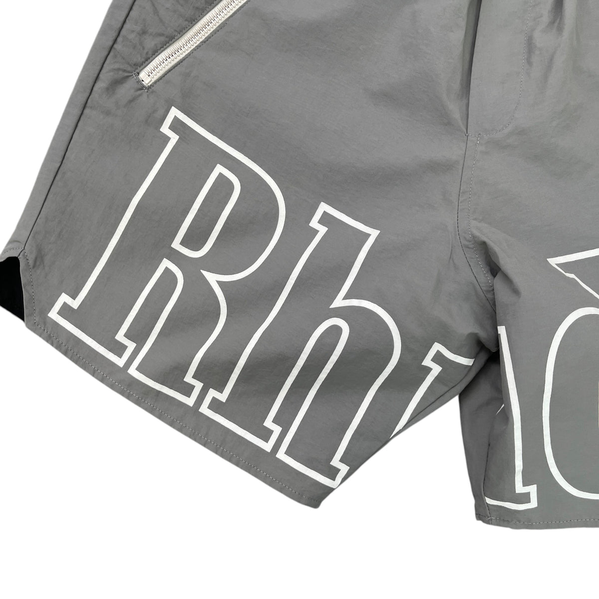Men's Logo Swim Shorts Grey Size M / W32 - Photo 5