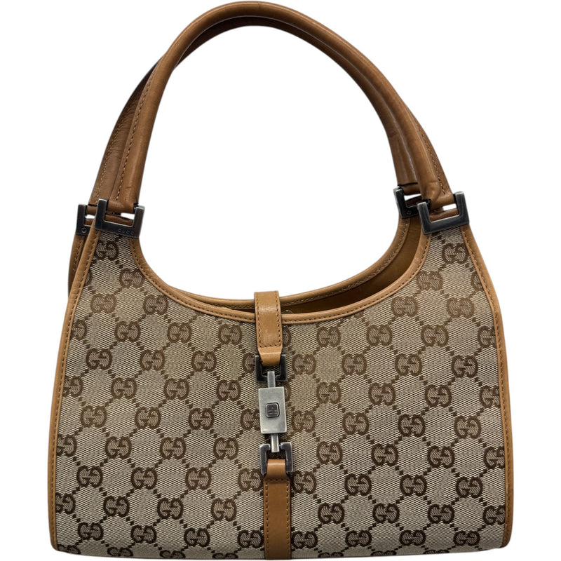 Women's GG Supreme Jackie Bardot Handbag Beige