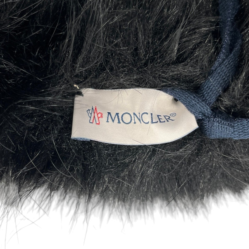 Women's Faux Fur Scarf Black
