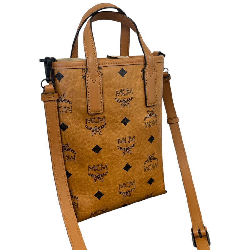 Women's X SAMBYPEN Visetos Mini Crossbody Tote Handbag Brown