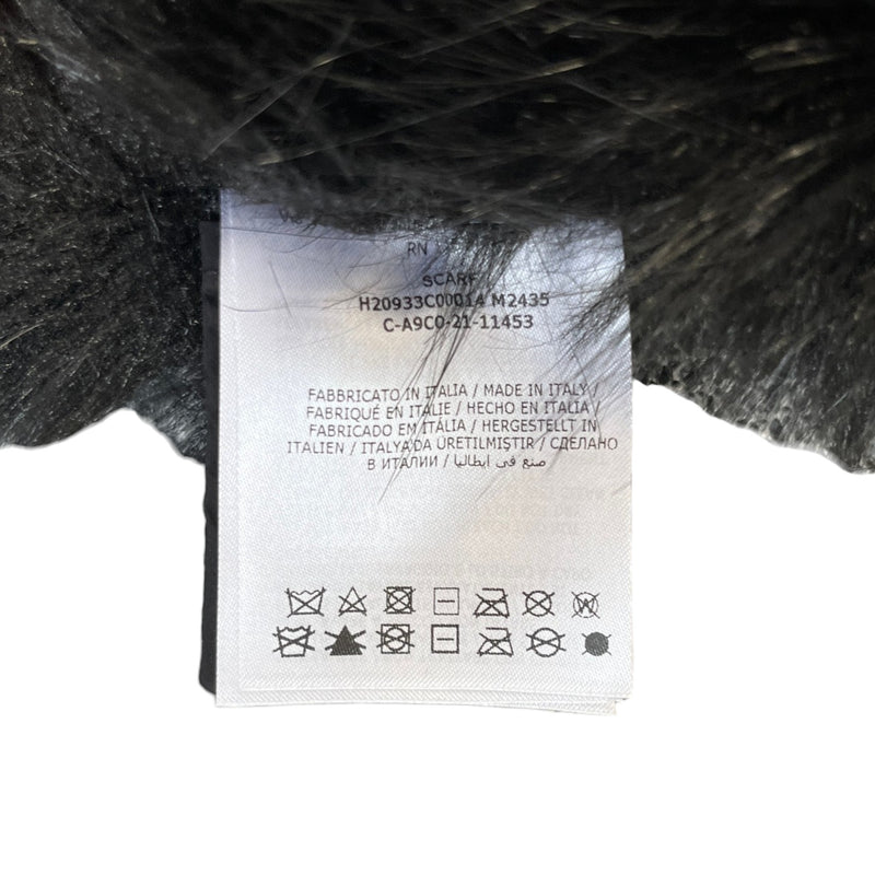 Women's Faux Fur Scarf Black